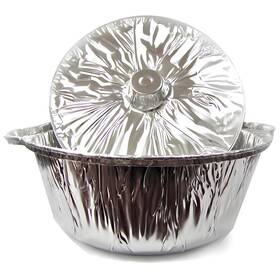 Bluesky 729940013603 Pots With Lid Combo-large Aluminum Foil Pans Standard Silver