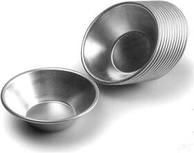 8541880940 Bmiroamdfe 25 Pieces Egg Tart Molds Tiny Pie Tartlets Dessert Mold Pans Tin Puto Siliver