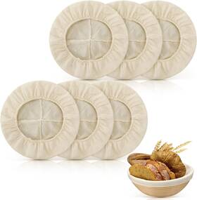 Wad-boao-1758097 Boao 6 Pieces Bread Banneton Proofing Basket Liner Cloth Cover Natural Rattan Wad-boao-1758097 Boao 6 Pieces Bread Banneton Proofing Basket Liner Cloth Cover Natural Rattan