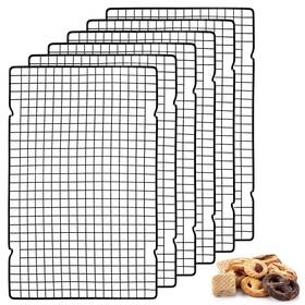 682559 Bohuiz 6pcs 16x10 Inch Cooling Racks Stainless Steel Baking Rack With Handle Wire 682559 Bohuiz 6pcs 16x10 Inch Cooling Racks Stainless Steel Baking Rack With Handle Wire