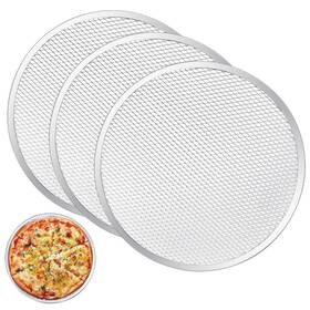 Ps-001 Boocalny 3 Pack Pizza Screen 12 Inch Baking Aluminum Alloy Restaurant G