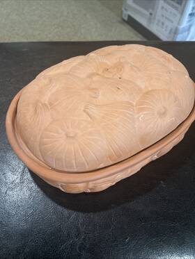 687251 Boston Warehouse Terra Cotta Garlic Roaster Onion Chilis Oven Baker 687251 Boston Warehouse Terra Cotta Garlic Roaster Onion Chilis Oven Baker