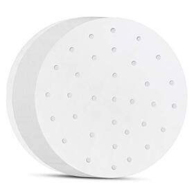 Boyan 603996195424 Air Fryer Parchment Paper Set Of 200 Steamer Liners/perforated 8 Inch White