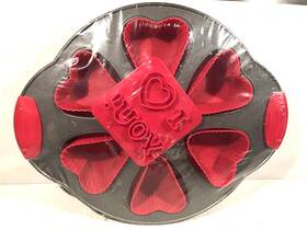 50364 Bradshaw Heart Baking Sheet With Cupcake Silicone Molds And Cookie Love Stamp New 50364 Bradshaw Heart Baking Sheet With Cupcake Silicone Molds And Cookie Love Stamp New