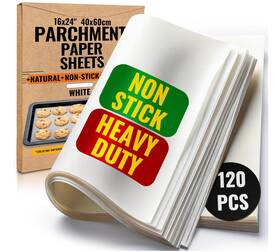 Branded 313035731765 120 Pcs 16x24 Inch Parchment Paper Sheets By Baking Parchmen
