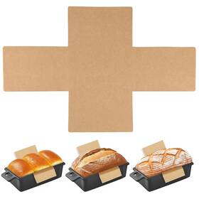 Branded 744759054678 Disposable Parchment Loaf Pan Liners 8x4 Inch 100pcs Non Stick Bread Baking Pape