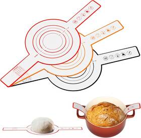 Branded01 744759412348 3 Pcs Silicone Bread Slings For Dutch Oven Reusable Sourdough Sling New