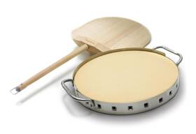 Broil King 060162698163 69816 Professional Pizza Stone With Stainless Steel Support