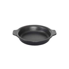 573756 Browne Foodservice Thermalloy Cast Iron Round Au Gratin 6.5 Inch X 15.2 Cm Preseasoned