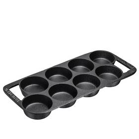 Bruntmor 810746037136 Premium Cast Iron 7-cup Biscuit Pan Round Kitchen Non-stick Baking Tool For