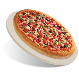 Burly Grill 744358776933 Pizza Stone For Oven 15 Inch Heavy Duty Round Baking And Bbq