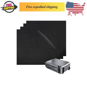 Bykitchen 445036211205 Air Fryer Oven Liners 11x12 Inches Set Of 4 Reusable Toaster