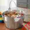 C-121001a Chefs Maslin Pan Stainless Steel Jam Making Pouring Handle Spout Kitchen Preserves Pot