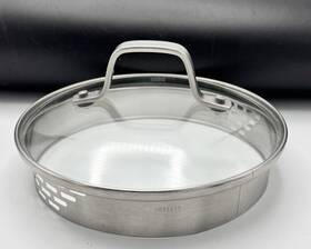 0511618 Calphalon 6-5/16 Inch -7 Glass Strainer Stainless S Pot Pan Replacement Lid