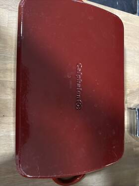 0584312 Calphalon 0584412 Red 14 Inch X9 Heavy Rectangular Baking Pan With Handles-model #0584312 Used