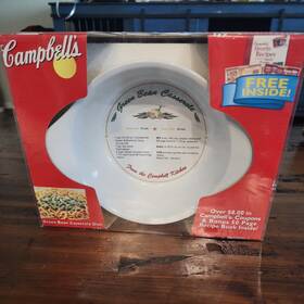 Campbell S 017145600422 Vintage 2004 Campbells Oven To Table Green Bean Casserole Dish 1.5 Quart Nib