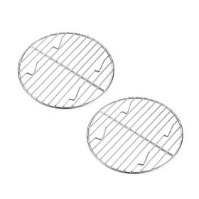 Camping Moon 582749695571 Campingmoon 2pcs Round Cooling Rack 304 Stainless Steel Cooking Grid Gr Camping Moon 582749695571 Campingmoon 2pcs Round Cooling Rack 304 Stainless Steel Cooking Grid Gr