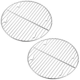Us-spec-us-w24-2p Camping Moon Campingmoon 2pcs Round Cooling Rack 9.5 Inch Stainless Steel Cooking Grill Grid
