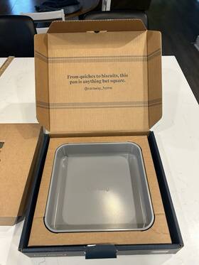 Caraway 850036593102 Blue 9 Inch Square Baking Pan Non-toxic Coating Non-stick Eco-friendly Caraway 850036593102 Blue 9 Inch Square Baking Pan Non-toxic Coating Non-stick Eco-friendly