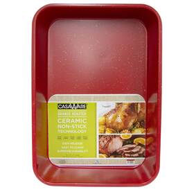Casaware 819124020258 Grande Lasagna/roaster Pan 18 X 12 3-inch - Extra Large Ceramic Coated Non