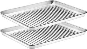 Cekee 711181763690 Baking Sheet Set Of 2 - Small Pan Tray Cookie 9 Inch C