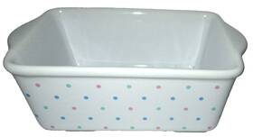 Celebrate-it 195158316445 Easter Polka Dots Ceramic Loaf Pan By 5.9 Inch X 3.5 2.16 Celebrate-it 195158316445 Easter Polka Dots Ceramic Loaf Pan By 5.9 Inch X 3.5 2.16