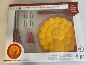 Celebrate It 195158755985 Thanksgiving Cake Baking Kit 9pcs For Ages 6 Kids Activity Turkey Pie Ob Celebrate It 195158755985 Thanksgiving Cake Baking Kit 9pcs For Ages 6 Kids Activity Turkey Pie Ob