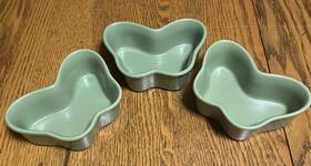 93-bu12 Chantal Butterfly Shaped Ramekin Baking Cup Set Of 3