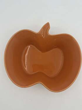 93-npm15 Chantal Baking Dish Orange Pumpkin Shape 93-npm15 Chantal Baking Dish Orange Pumpkin Shape