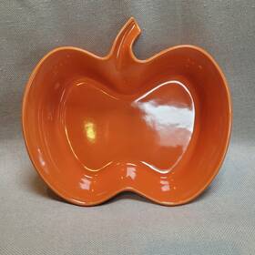 93-npm22 Chantal Orange Pumpkin Baking Dishes 1 Quart Halloween Fall Autumn 93-npm22 Chantal Orange Pumpkin Baking Dishes 1 Quart Halloween Fall Autumn