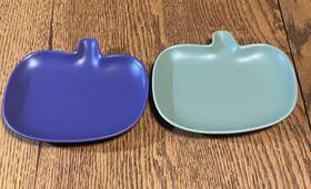 93-pmfp14 Chantal 2 Pumpkin Stoneware Baking Dishes 1 Purple Green 93-pmfp14/4