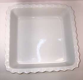 93-sqr20 Chantal 8x8x2 Baking Casserole Dish Orange 2 Quart Ridged Edge 8 Inch 93-sqr20 Chantal 8x8x2 Baking Casserole Dish Orange 2 Quart Ridged Edge 8 Inch