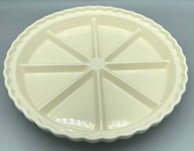 93ka-2383 Chantal Ceramic Scone Pan Round 11 Inch Makes Eight 4 Scones Oven Microwave