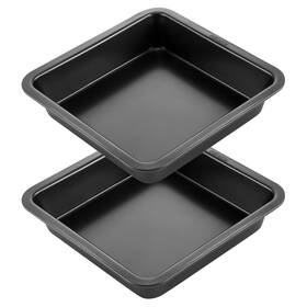 Chefmade 060539382812 Square Cake Pan Nonstick 8 Inch Baking Set Of 2