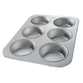 44305 Chicago Metallic Mini Cake Muffin Pan 6 Moulds