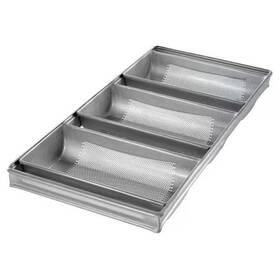 3-strap Chicago Metallic 44405 Hearth Bread Pan