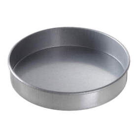 48050 Chicago Metallic Round Cake Pan Plain 8x1-1/2