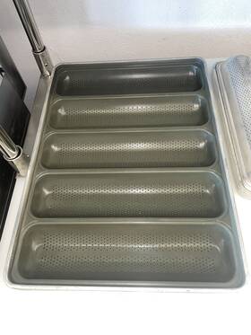 D701418 Chicago Metallic 4- Nsf Nonstick Baguette Bread Pan 5 Wide Metal Form Subway D701418 Chicago Metallic 4- Nsf Nonstick Baguette Bread Pan 5 Wide Metal Form Subway