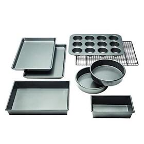 Chicago Metallic Professional Non-stick 8-piece Bakeware Set Silver