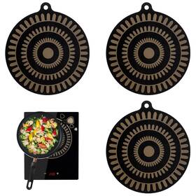Ltzcn091801 Chihutown 3 Pieces Silicone Mat For Induction Cooktop 9.4 Inch