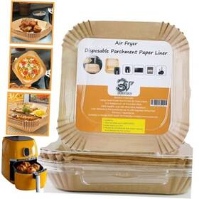 Khaf036 China Inch Air Fryer Paper Liners 120 Pcs Disposable 8 Square