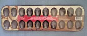 Chloes Kitchen 679899005801 20 Cavity Mini Madeleine Pan Non-stick Chloes Kitchen 679899005801 20 Cavity Mini Madeleine Pan Non-stick