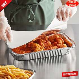 612lob4lbco Choice 100/case 4lb. Rectangle Foil Container With Board Lid Take Out Fast Food Storage 612lob4lbco Choice 100/case 4lb. Rectangle Foil Container With Board Lid Take Out Fast Food Storage