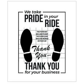 Fzp203 Chorming Chimailong White Car Paper Floor Mats Disposable Cars Auto Vehicles A Fzp203 Chorming Chimailong White Car Paper Floor Mats Disposable Cars Auto Vehicles A