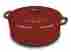 Ci670 30cr Cuisinart Enameled Round Covered Casserole Chefs Classic Cast Iron 7 Quart Red 086729023001