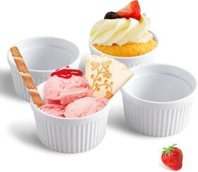 8541892063 Cinf White 14 Oz Set Of 4 Souffle Dishes Ramekins Oven Microwave Safe Bowls Cre 8541892063 Cinf White 14 Oz Set Of 4 Souffle Dishes Ramekins Oven Microwave Safe Bowls Cre