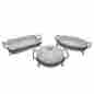 Cj26783c-1 Sam S West New 7 Piece Bakeware Serving Set With Metal Rack And Handles