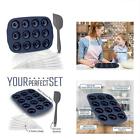 Cmdps001 Chefast Mini Donut Pan Set Combo Kit Of Silicone Doughnut