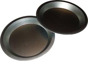 10068 Cooking Concepts Two 9 Inch Pie Pans A Heavy Weight Steel None Stick Bakeware Set With Even Heati