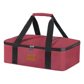 Crimson-1 Cooklux Burgundy Insulated Carrier For 9x13 Food Perfect Travel/picnic/party Du